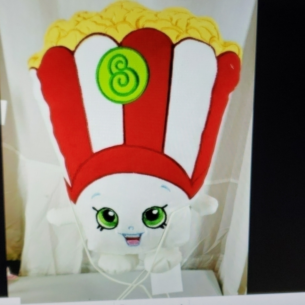 SHOPKINS 𝅺Poppy Corn Popcorn Pillow large 1…